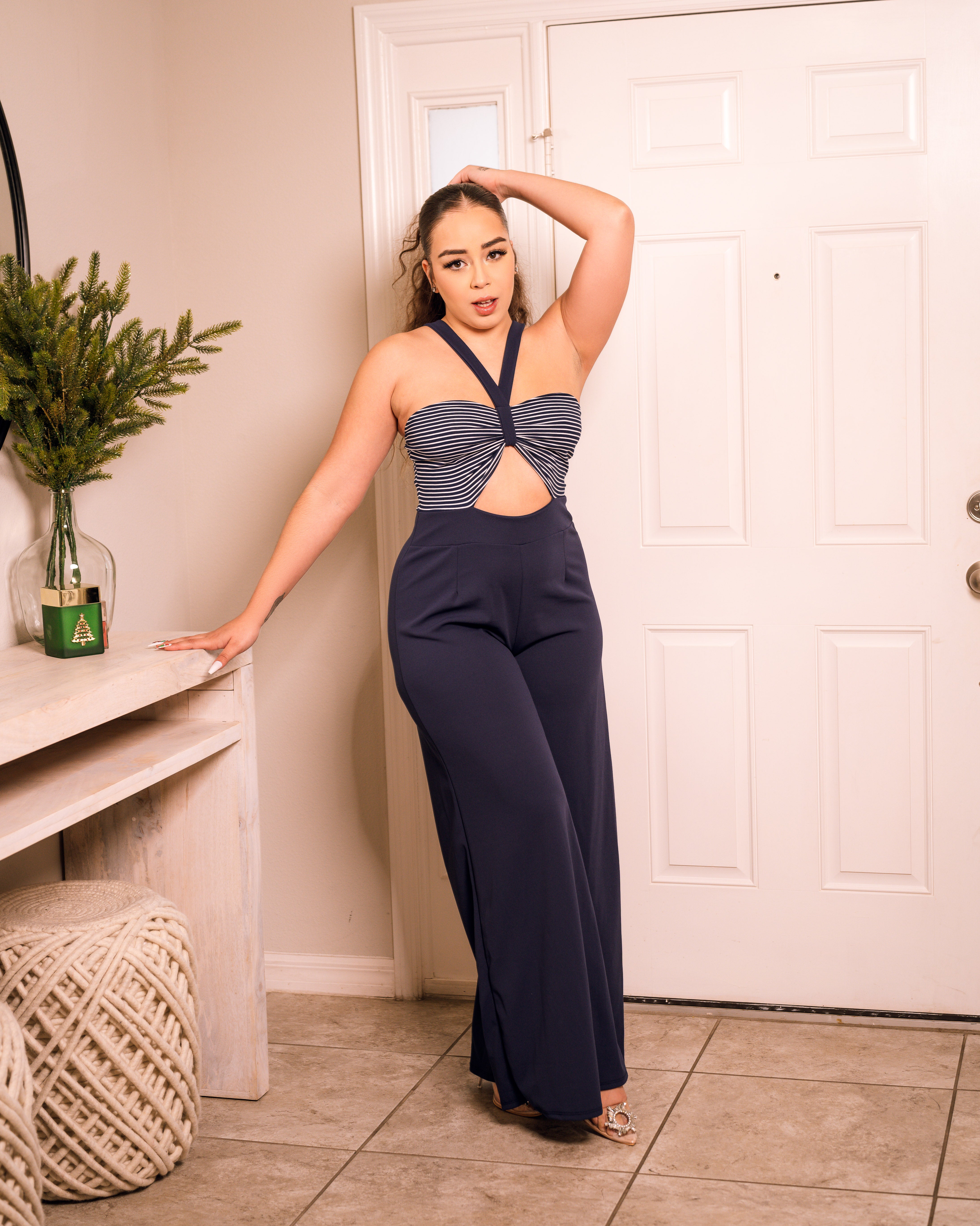 Ms Kiana contrasted jumpsuit