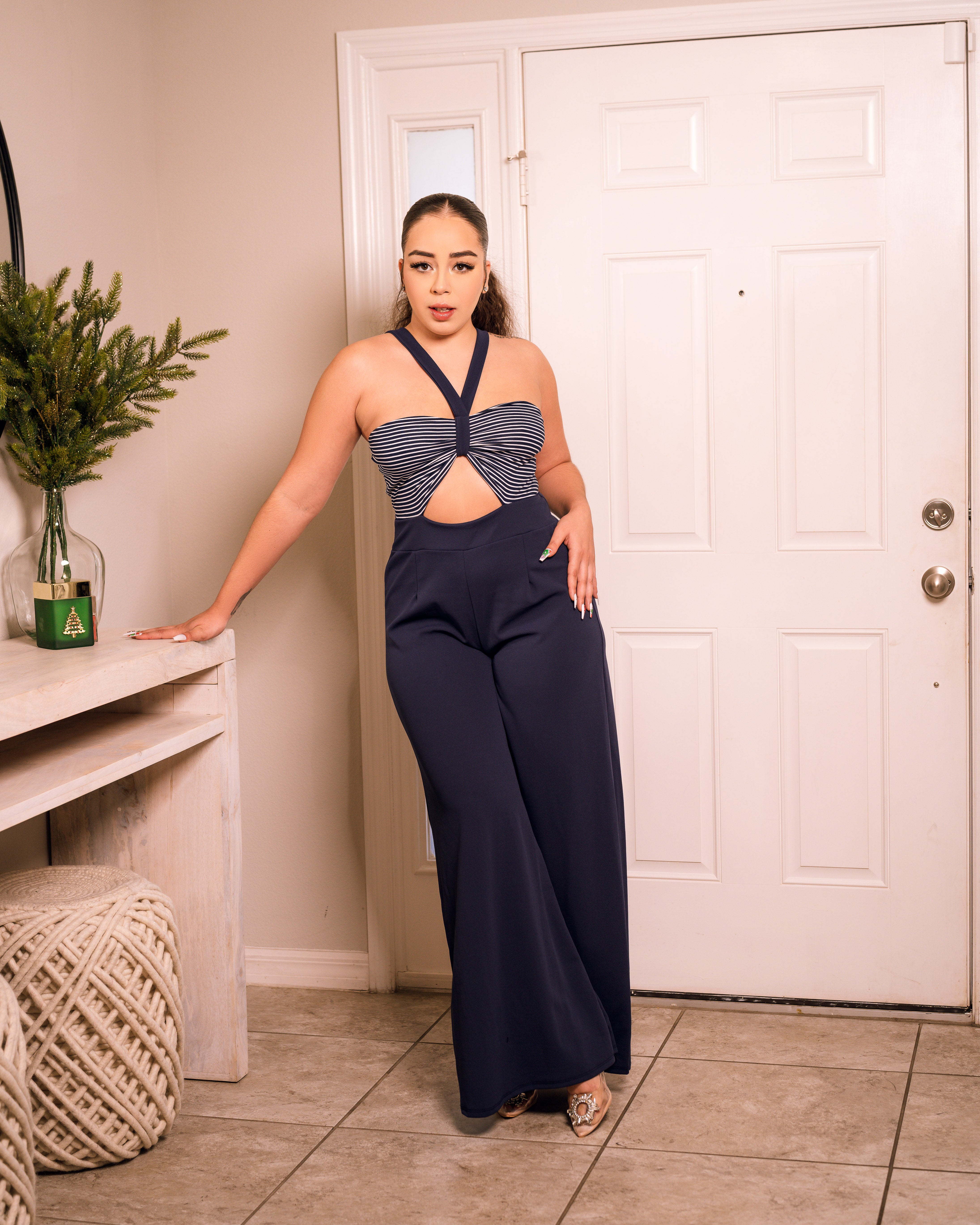 Ms Kiana contrasted jumpsuit