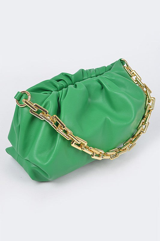 Vivid Green clutch